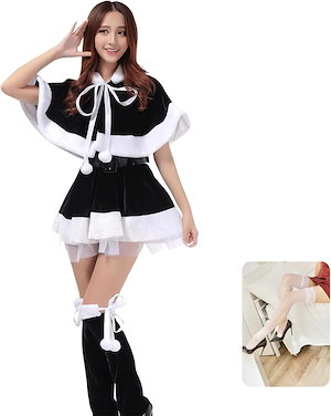 Qoo10] 2025 サンタコスプレ レディース 黒