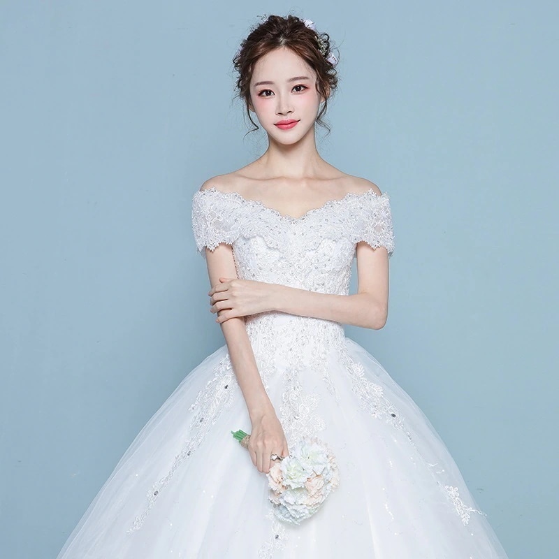 上品パーティードレス【高.品.質】 高級感 気質 ワンピース 花嫁ロングドレス 結婚式ワンピース 結婚式 ドレス 高級ドレス 韓国ファッション