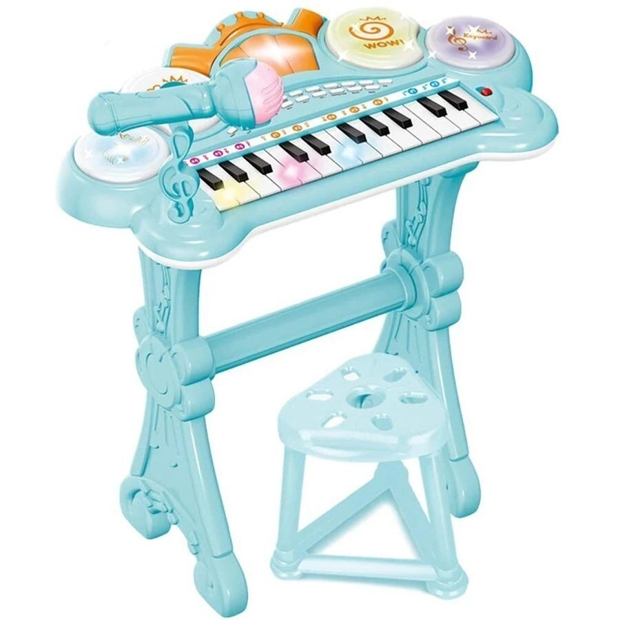 キッズ 可愛いピアノおもちゃ 電子ミニピアノ 音楽おもちゃ ミニキーボード 音楽玩具 子供ピアノ 知