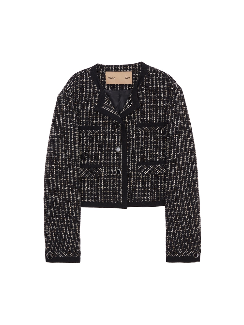 最高の品質 Matin Kim【MATIN BLACK IN JACKET CLASSIC TWEED KIM