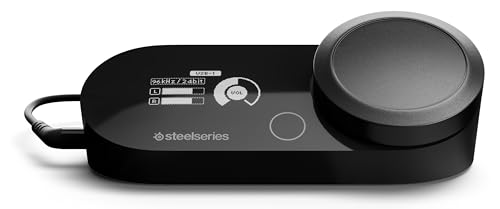 SteelSeries GameDAC Gen 2 有線 ミックスアンプ PS5 PS4 PC MixAmp ゲーミングヘッドセット用 ハイレゾ サラウンド 3.5mmオーディオジャック 光デジタル端