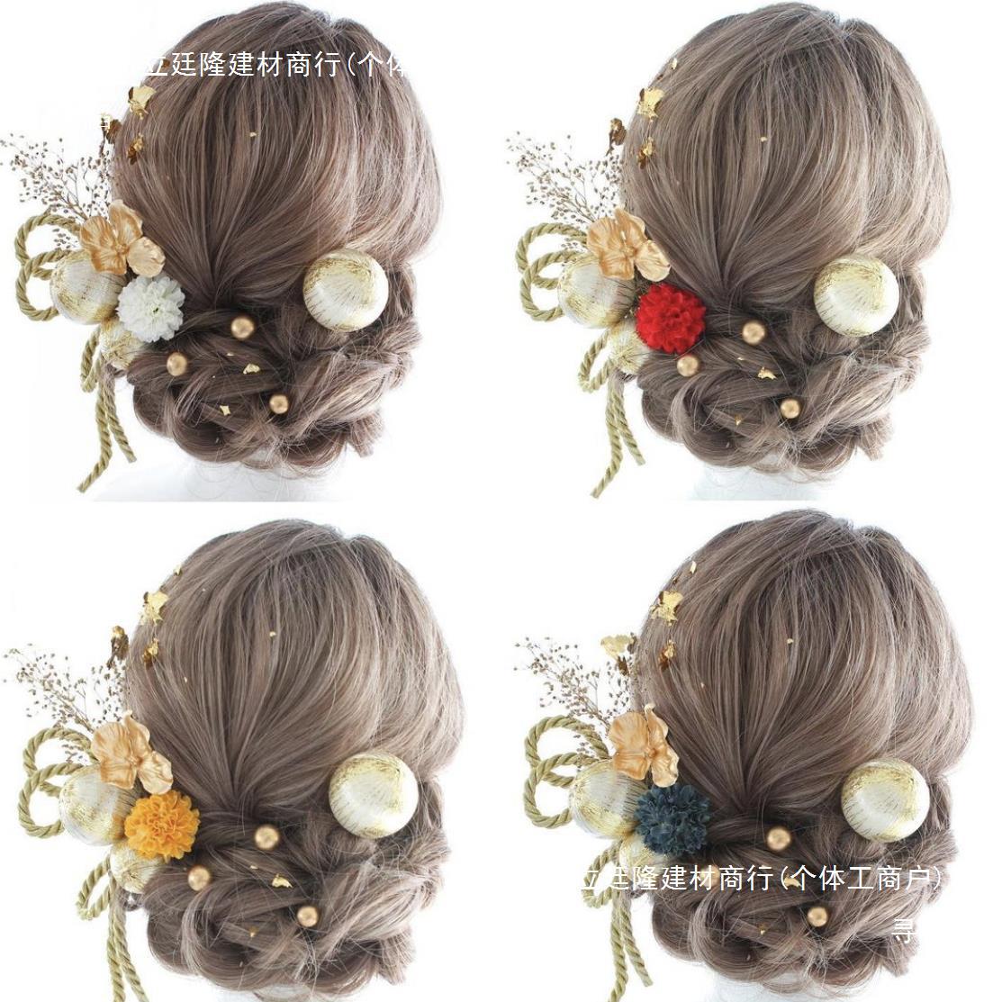 ヘアアクセサリーその他 ヘアアクセサリー結婚式 和装 ウェディン日本の和服に髪飾り和服小物日系ヘアピン桜アクセサリー 2025福袋 花嫁 着物 きもの 入園式 衣裳 入学式 成人式 造花の髪飾り卒業式