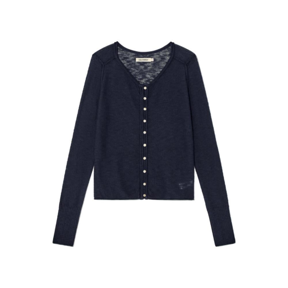 GLOWNY HOUSE BUTTON CARDIGAN NAVY GY24BLS001NV