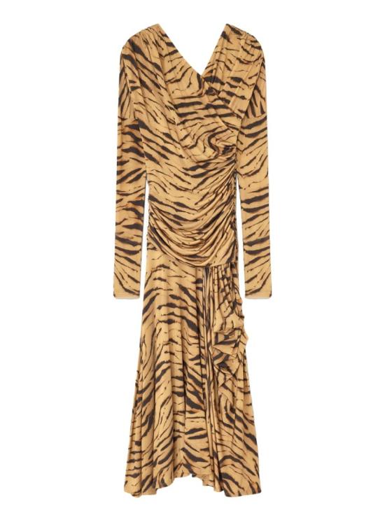 GANNI Women Dresses T4381 894 Brown