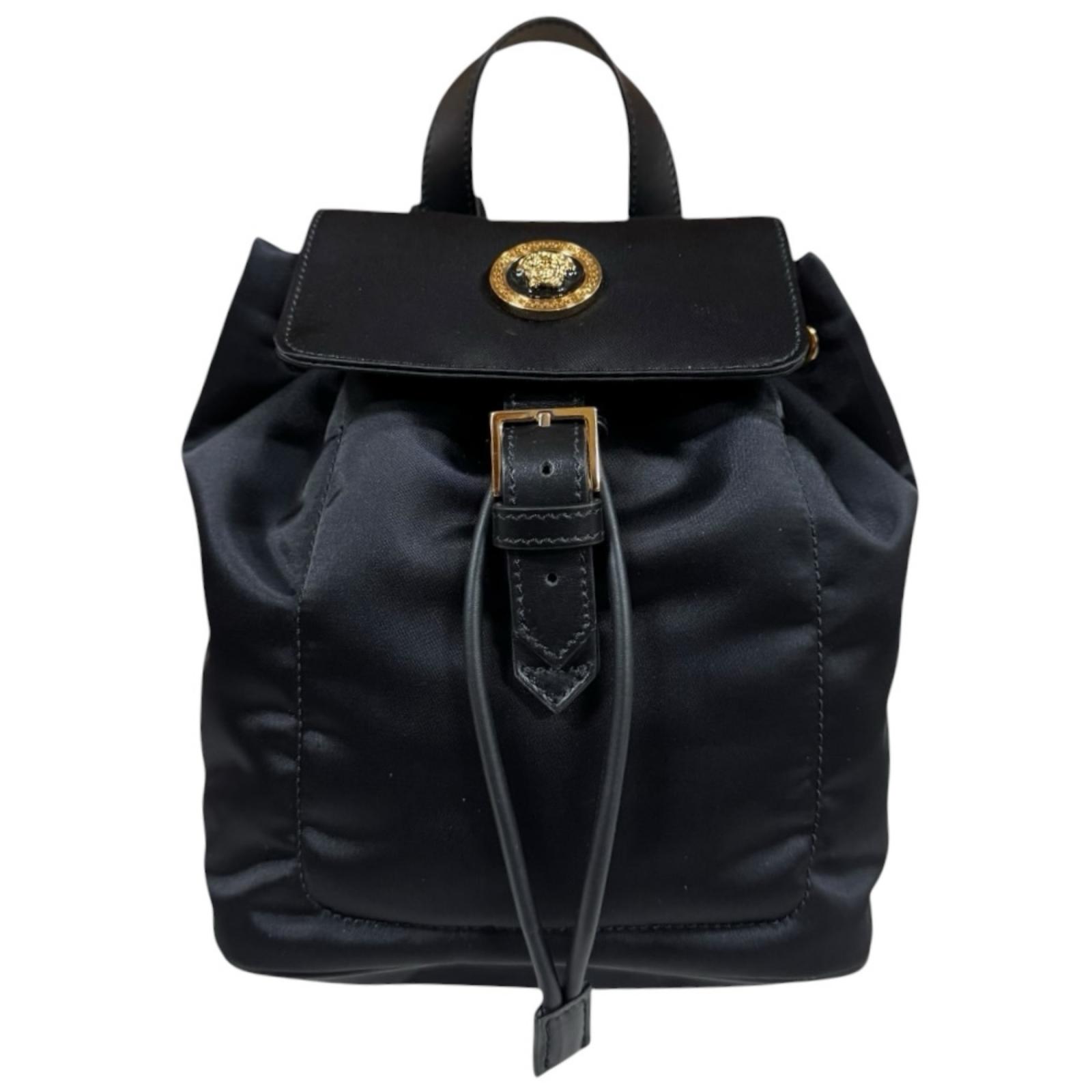 ヴェルサーチ ミニリュック ラ メドゥーサ リュック・デイパック ナイロン 1013792 1A02155 VERSACE 中古 美品