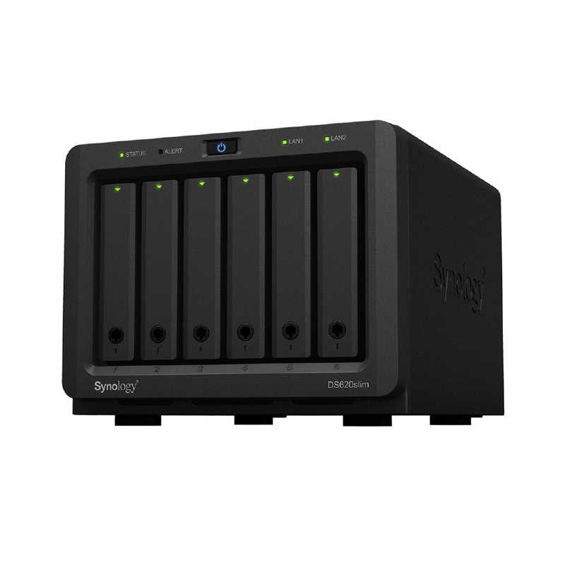 SYNOLOGY　DiskStation デュアルコアCPU搭載 コンパクト6ベイNASキット　DS620slim