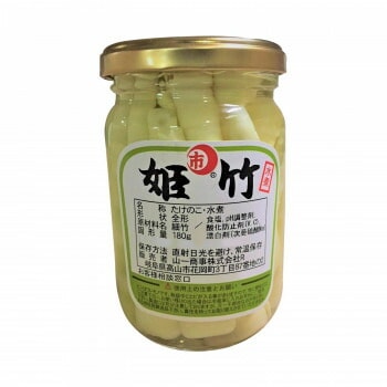 山一商事 細竹水煮 KE瓶 280gx24個 30854