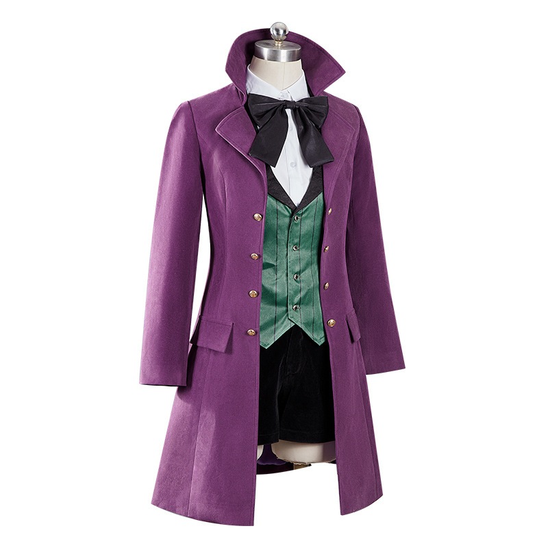 黒執事 アロイス・トランシー 公式服 コスプレ衣装 礼服 フルセット コスチューム 変身 仮装 変装 制服 大人用 ハロウィン ステージ服 舞台 演出服