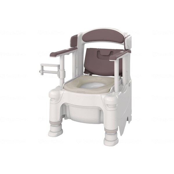 アロン化成 ポータブルトイレFX-30 らくゾウくん アースブラウン 標準脱臭 532-962 メーカー直送