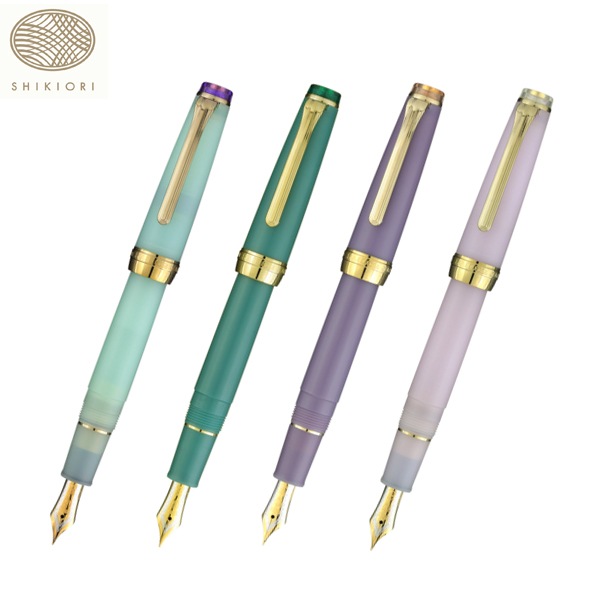 セーラー万年筆 SHIKIORI 四季織 雨音 万年筆 中細 全4種 11-3059 全4種から選択