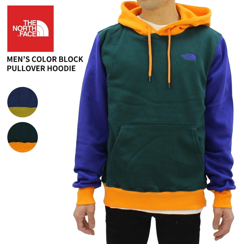 ザ・ノース フェイス THE NORTH FACE Men’s Color Block Pullover Hoodie プルオーバーパーカー スウェット 男性 メンズ nf0a7wt6