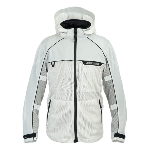バイク用 RR7352 ダイレクトエアメッシュパーカーFP プラチナシルバー Lサイズ RR7352/P.SILVER/L