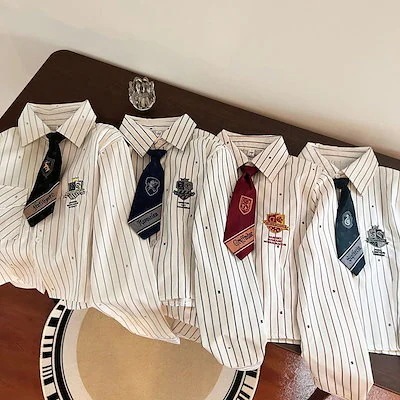 【20点セット】【急速出荷】jk制服スイートカレッジスタイルスリムウエストショートスリムショルダー長袖シャツ