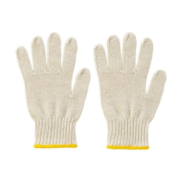 （まとめ）TANOSEE 徳用軍手 600g キナリ 1セット（120双：12双×10パック） (×3セット) 10,030円