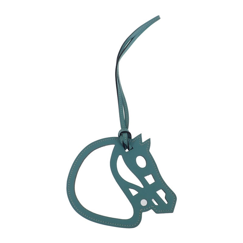 パドック シュバル ホースモチーフアクセサリー バッグチャーム スイフト ブルーアトール レディース【ABランク】