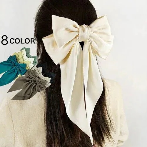 のヘアアクセサリー 少女リボンヘアピン日韓 24 新作 大きい 蝶結び ヘアピン ヘアアクセサリー 4,862円