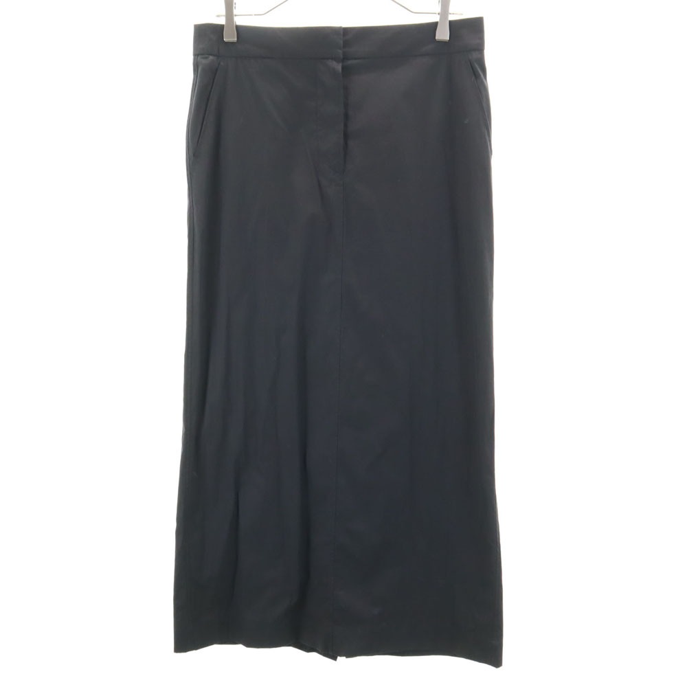 イタリア製 ロングスカート 38 チャコールグレー レディース