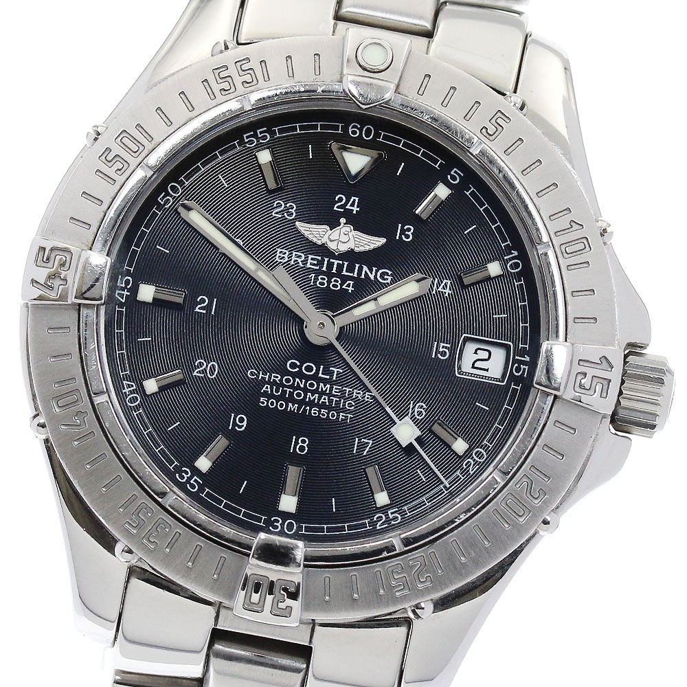 ブライトリング BREITLING A17350 コルトオーシャン デイト 自動巻き メンズ _874166【中古】