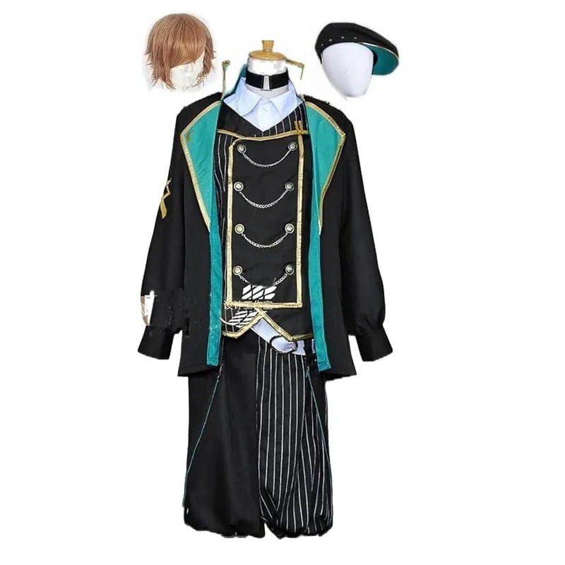 コスチューム 衣装 コスプレ ハロウイン 仮装 和服 叶 VTuber 文化祭 ウィッグ 軍服 衣装 葛葉 クリスマスコスプレ変装仮装セパレート