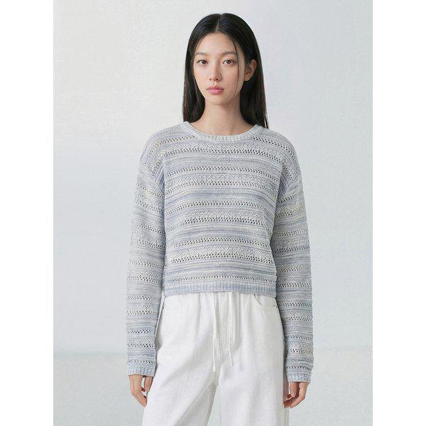 女性スカシ長袖プルオーバーEPG2ER2300