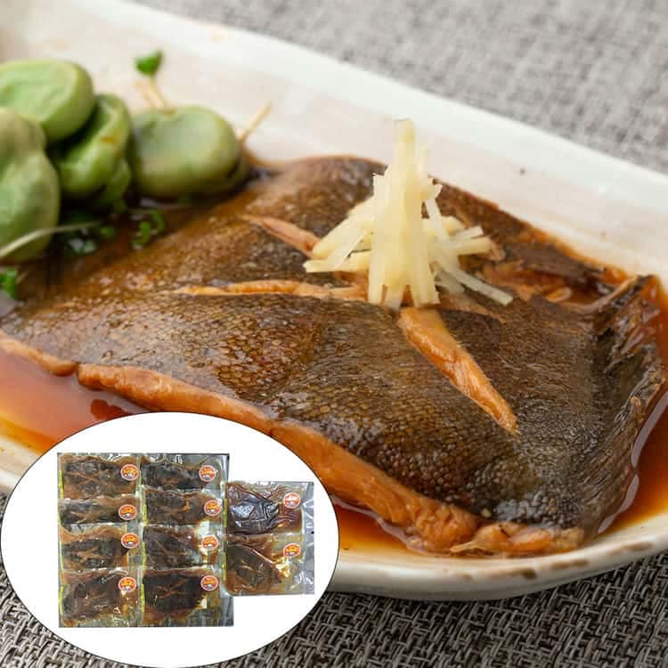 北海道 小樽産 かれいの煮つけ Dセット (130g10個) 離島は配送不可 80280 お歳暮 お中元 お土産 ご進物 ギフト 贈り物に最適