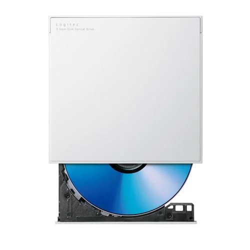 ロジテック LDR-PWA8U3CLWH Type-A／C対応 書込ソフト付 USB3.2(Gen1) ポータブルDVDドライブ ホワイト