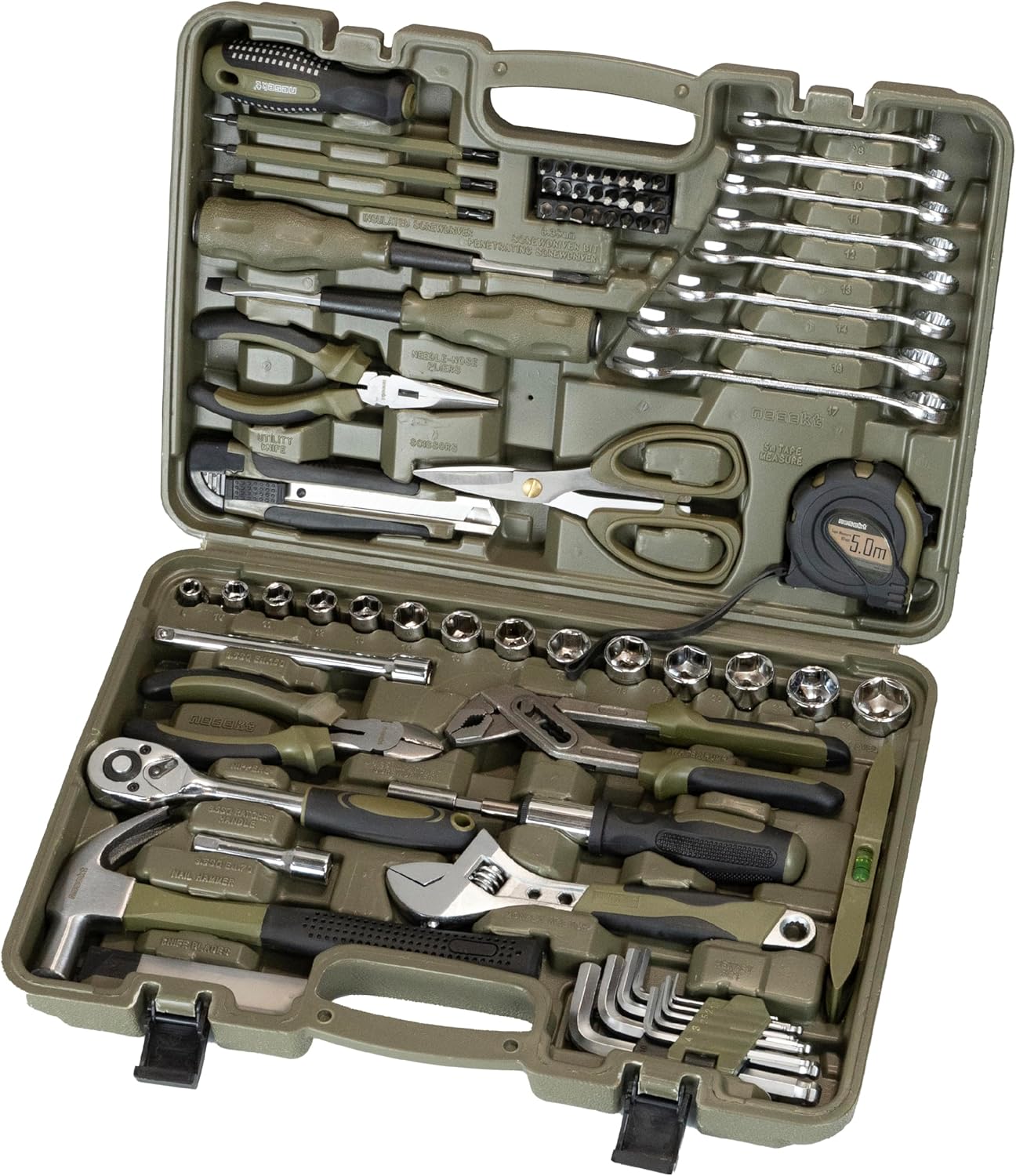 ネセクト]ツールセット 79種類 DIY&ホームメンテナンス 自動車バイク整備 工具セット トルクス ラチェット 防災用品 家具組立