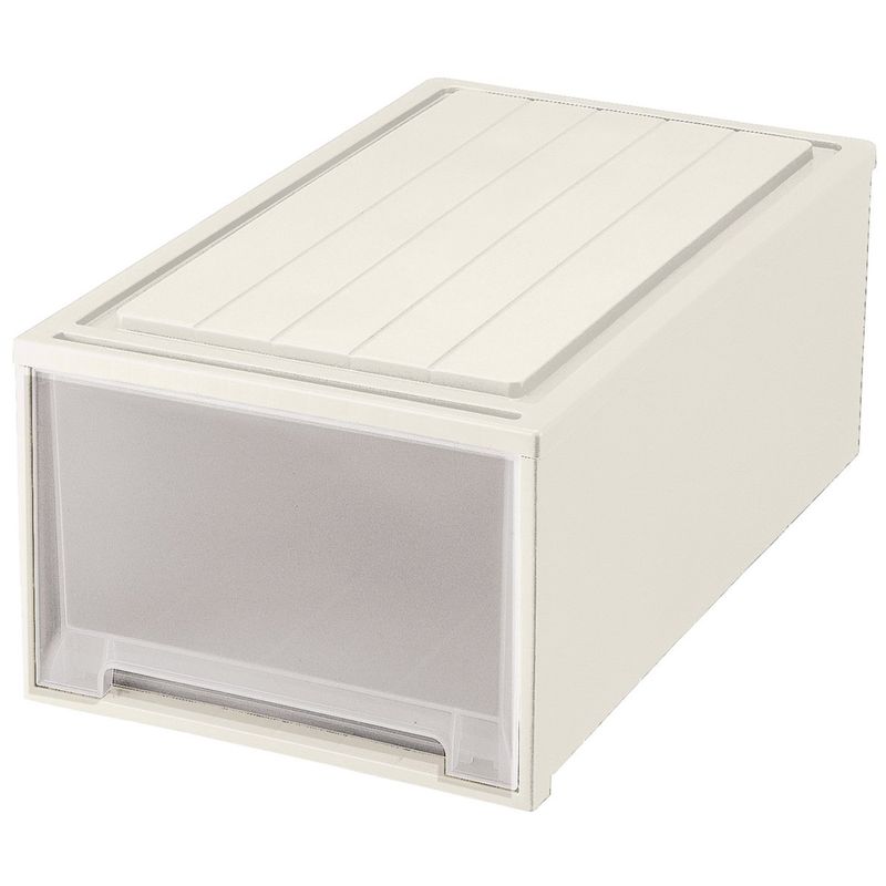 押し入れをすっきり整理できる衣装ケース 日本製 ビュートケースL-23 シンプルな収納ケース 引き出し 幅44×奥行74×高さ30cm