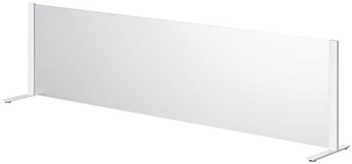 実業 オープンキッチン用 水はね防止 シンク水はね防止スタンド プレート ホワイト 約W89.5XD14XH23.5CM PLATE 3911