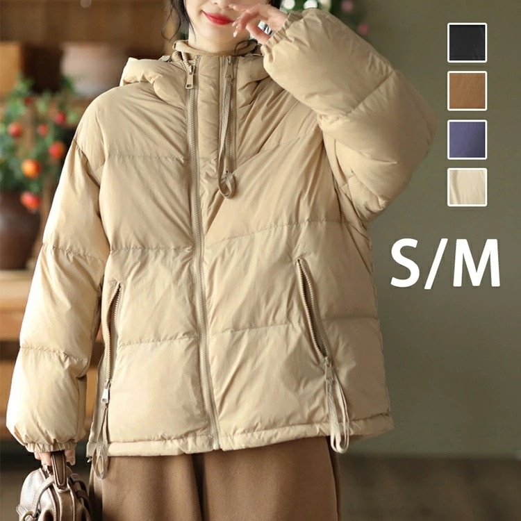 ジャケット レディース 冬 中綿 コート 中綿ダウンコート 女性用 アウター 暖かい 防風 防寒 フォーマル エレガント シルエット 着痩せ ファッション かわいい 通勤 フード付き 秋 冬 秋冬