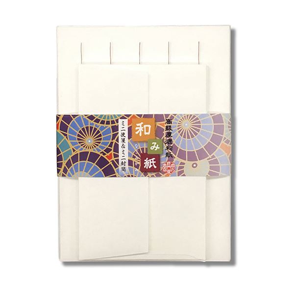 (まとめ) 長門屋商店 和み紙ミニレターセットナ-LE3191 1パック (×50セット)