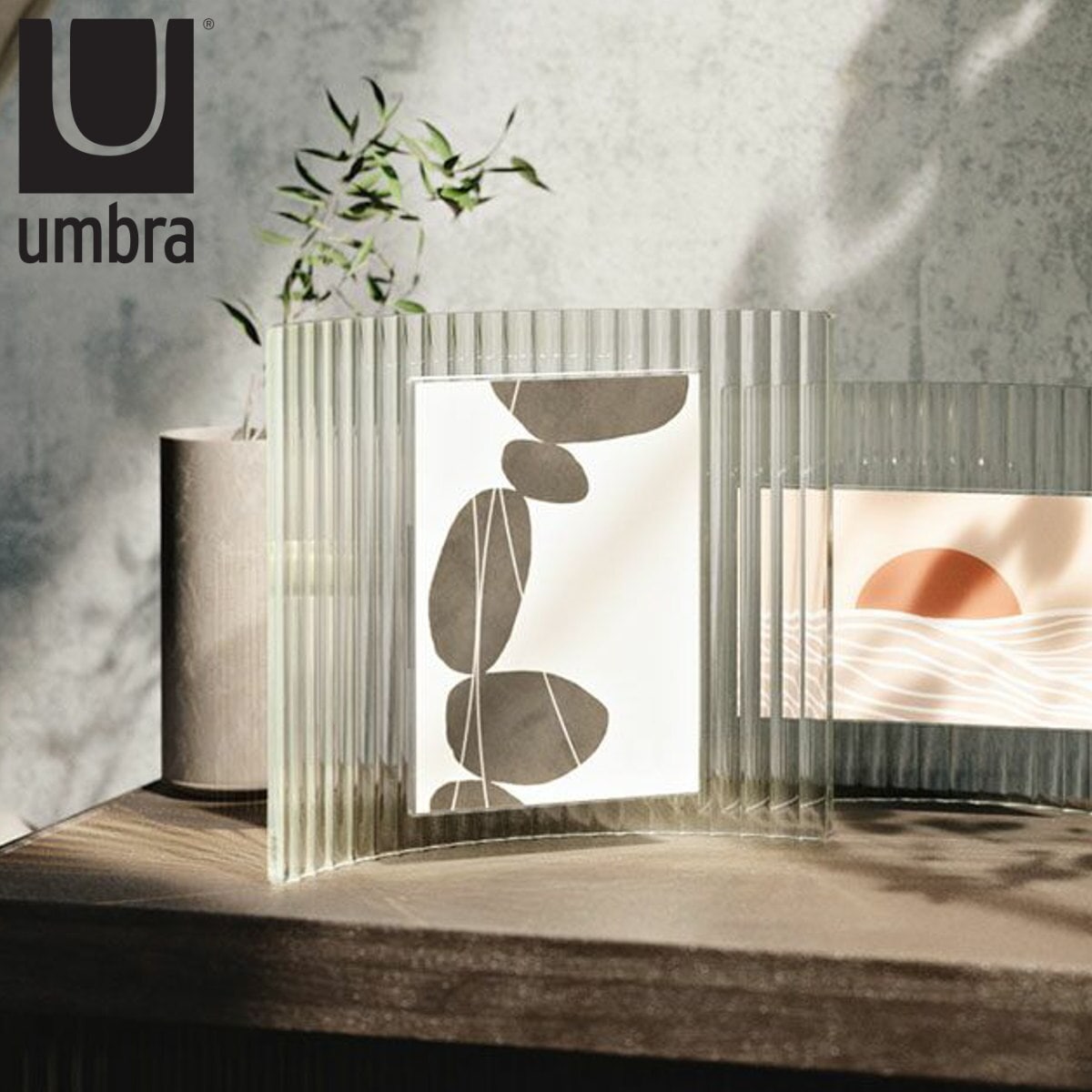 umbra フォトフレーム 2L判 リプリー 卓上 アンブラ 2L判対応 フォト 写真立て 縦横両用 写真 フォトスタンド フォトディスプレイ 写真入れ 写真フレーム 長方形