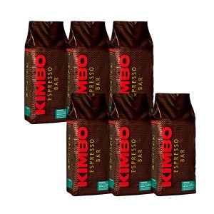 【取り寄せ】【送料無料】キンボ エスプレッソ豆 プレミアム 1kg6袋 （コーヒー豆） 他の商品と同梱不可