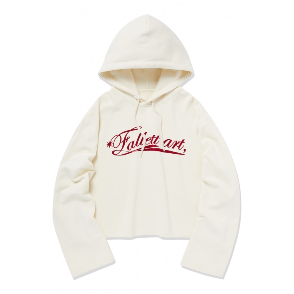 FALLETTアートアーカイブクロップフードアイボリー