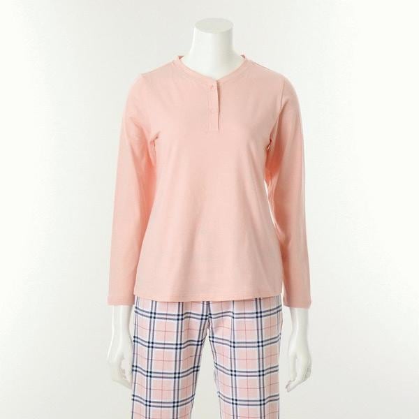 綿スパンソリッドトップス 女性用室内着 トップス VEVA101WPKCSG