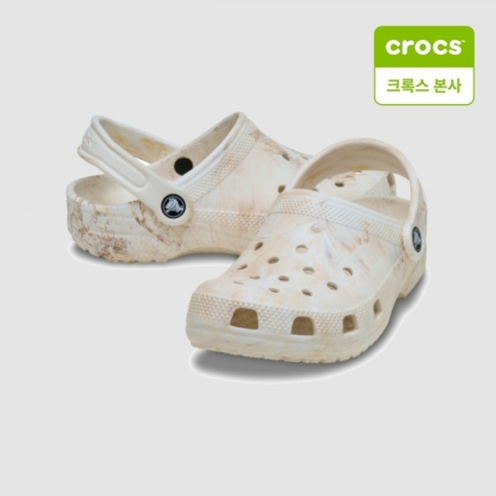 クロックス子供靴クラシックウォーターカラーマーブルクロッグボンスウォール