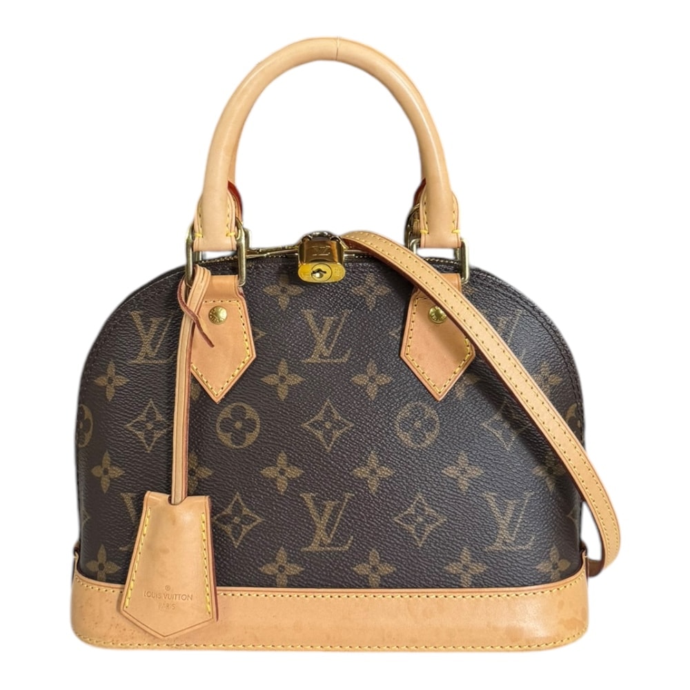 ルイヴィトン アルマBB モノグラム ショルダーバッグ モノグラムキャンバス M53152 ブラウン LOUIS VUITTON 中古