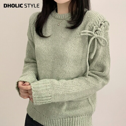 [メガ割りSALE]アイレットルーズニット・p629371