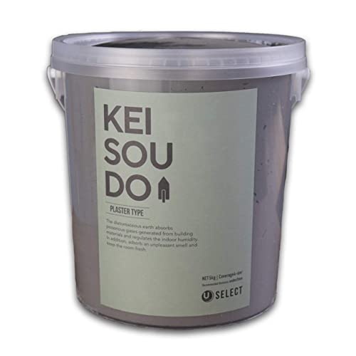KEISOUDO U-SELECT(ユーセレクト) 珪藻土 左官 塗り壁 壁材 塗料PLASTER TYPE 5kg CLOUD