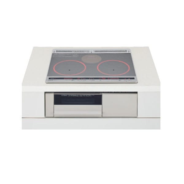 KZ-K32EST シルバー/ライトグレー Kシリーズ [ビルトインIHクッキングヒーター(IH2口+ラジエント幅60cm鉄ステンレス対応)]