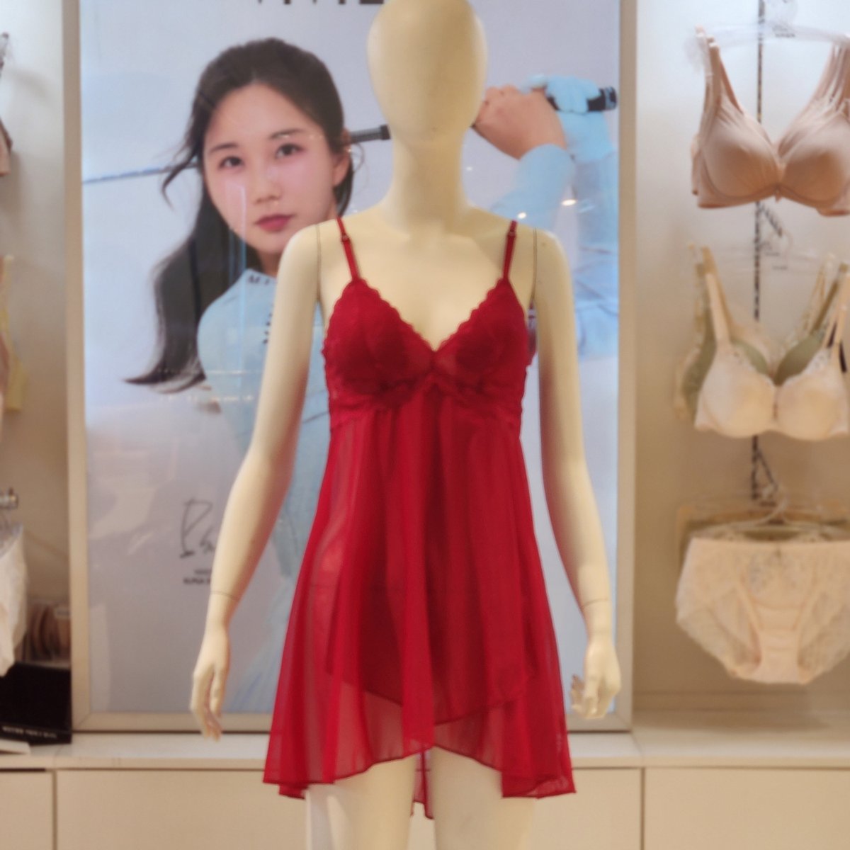 一枚仕立てシースルーAラインレーススリップ(FS1991A)_s