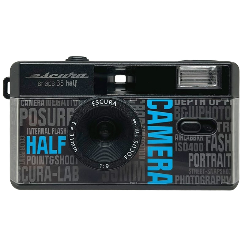 ESCURA snaps 35 HALF ハーフサイズカメラ 35mm 白黒フィルム 付属