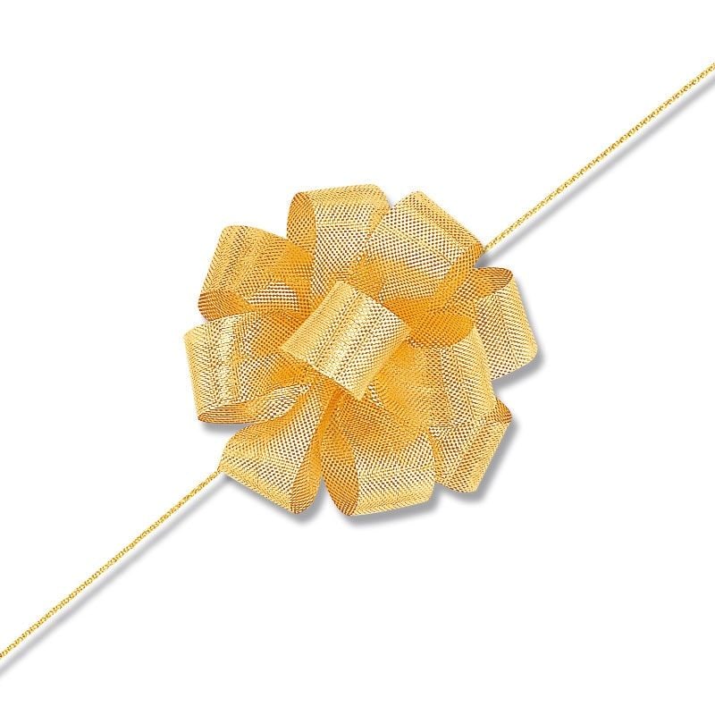 （まとめ買い）シモジマ HEIKO ワンタッチメタルリボン 24mm幅x20m巻 ゴールド 1巻 ラッピング用品 001403401 [x3セット]