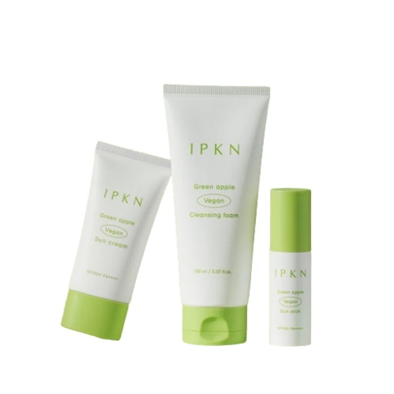 グリーンアップル基礎日焼け止めケア3点セット(クレンジングフォーム+日焼け止め+サンスティック)