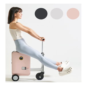 [airwheel]電動キャリア ブラックピンクシルバー 最高級 プレミアムモデル