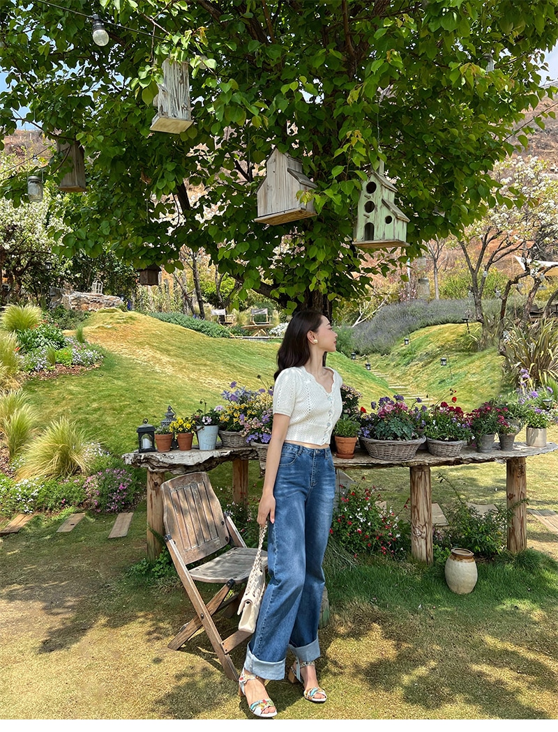 半袖 V ネック ウール ニット カーディガン 薄手 秋 スタイル 優しい トップ ホワイト パープル ピンク S M L トップス かわいい 大人可愛い きれいめ シンプル カジュアル 大人 上品