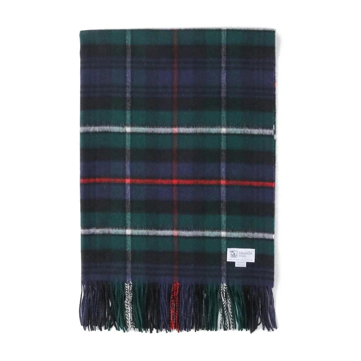 【カラー限定特価】JOHNSTONS OF ELGIN ジョンストンズ マフラー WA56 レディース カシミヤ 大判 ストール チェック柄 wa000056