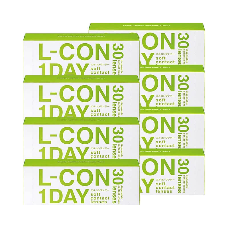 30枚入 [ 8箱 ] エルコンワンデー L-CON 1day シンシア クリアコンタクトレンズ ワンデー