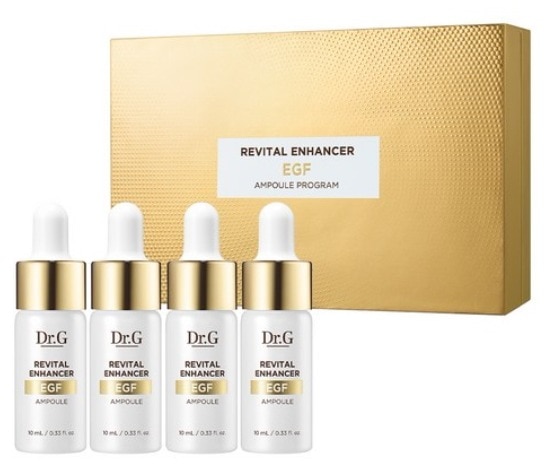 リバイタルインヘンサーEGFアンプル 10ml 4本 高濃縮EGF配合 肌弾力アップ しっとり保湿 効果的な肌ケア 高濃度美容液 保湿成分 ビフィダ発酵溶解物配合