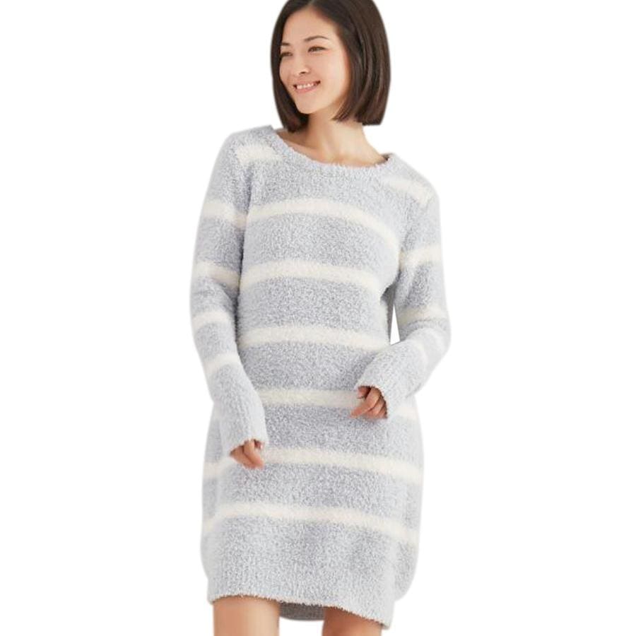 ルームウエア レディース パジャマ ワンピース 部屋着 ルームウェア 冬 長袖 ルームウェア レディースパジャマ ネグリジェ モコモコパジャマ 4,834円